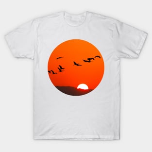 Beautiful sunset view T-Shirt